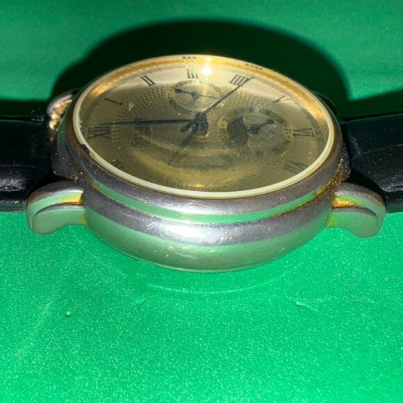 Stauer Men's Black and Silver Watch - Picture 6 of 11